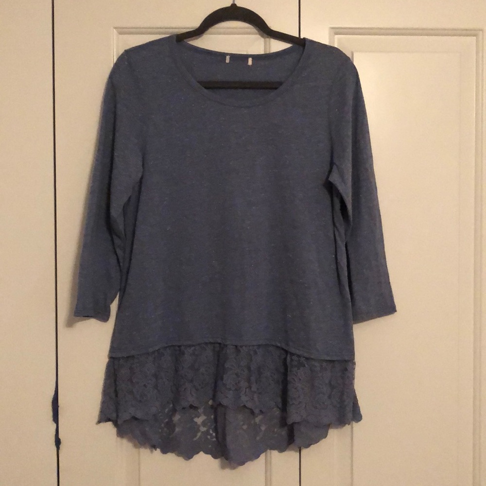 Lace Accent Top
